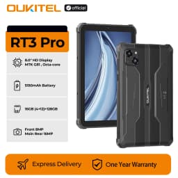 Oukitel RT3 PRO 5150mAh Battery 16GB+128GB 8"HD Display 13.9mm Ultra-Slim Profile IP68 &IP69K & MIL-STD-810H