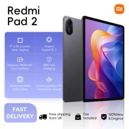 Xiaomi Redmi Pad 2 8+256GB WIFI Global Version MediaTek Helio G100-Ultra HyperOS 2 9000mAh 18W Charging 11" 90Hz 2.5K Display