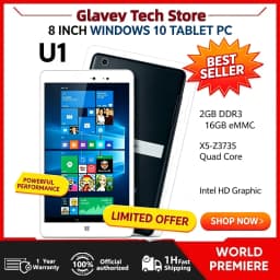 Sales 8 Inch T10 Windows 10 Tablet PC 8GB RAM 128GB ROM U1 CPU Quad Core 800x1280 IPS Screen WIFI Dual Cameras Micro HDMI-Com