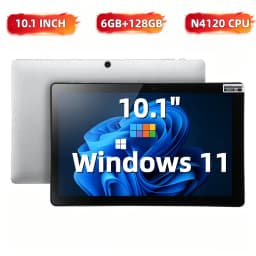 6GB RAM 128GB ROM 10.1 Inch Windows 11 Tablet PC 64Bits Intel Celeron N4120 Quad Cord Dual Cameras 1920*1200 IPS HDMI-Port