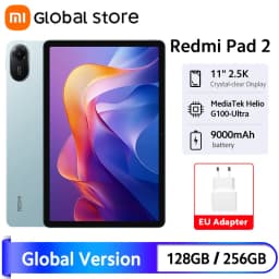 New Global version Xiaomi Redmi Pad 2 9000mAh Battery MTK Helio G100-Ultra 11" Display 8MP Camera Fast charging 90Hz Mi Tablet