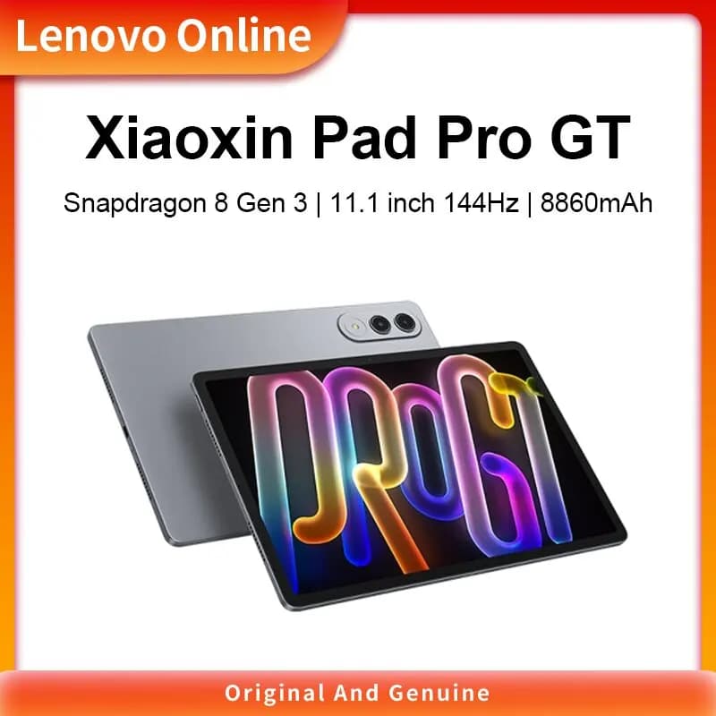 Original Lenovo Xiaoxin Tablet Pad Pro GT 11.1 Inch Snapdragon 8 Gen 3 3.2K 144Hz High-refresh LCD Screen Android WIFI