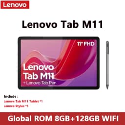 Global ROM Lenovo Tab M11 K10 11" 90Hz Display Android 13 L1 MediaTek Helio G88 8GB/128GB 7040mAh Battery Wifi Tablet 2025