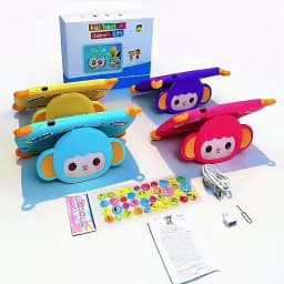 2026 Hot Sales 7 Inch Cartoon Kids Tablets Quad Core Android 13.0 System, 4GB+64GB Memory, WiFi Bluetooth Type-C Tablet 4000mAh