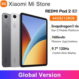 Global Version Xiaomi Redmi PAD 2 9.7 Snapdragon® 6s 4G Gen 2 Mobile Platform 2K 120Hz true clarity 7600mAh massive power 9.7"
