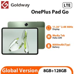Global Version OnePlus Pad Go LTE 11.35" LCD Screen 8MP Camera MediaTek Helio G99 128GB 8000mAh Battery 33W SUPERVOOC Tablet