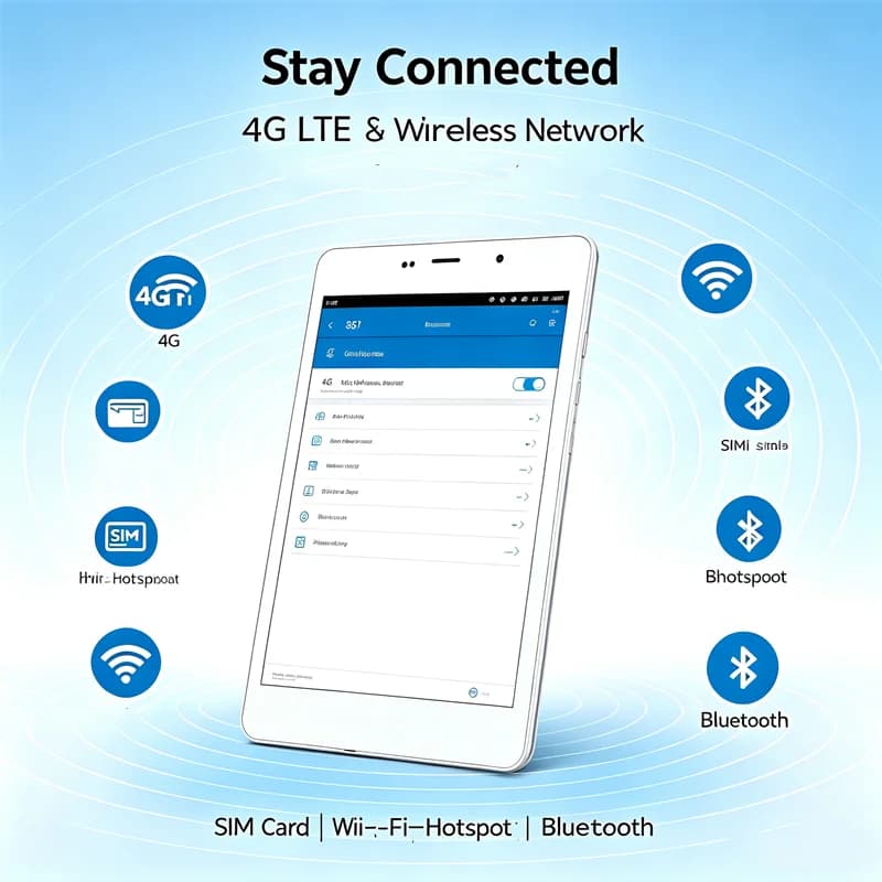 Octa Core Android 7.0 MTK6735 Pocket Tablet 8 INCH 3GB RAM+32GB ROM 4G WIFI Support Phone Call 1920*1200 IPS Screen