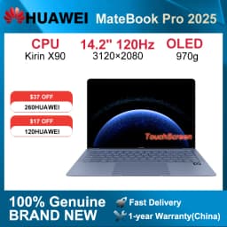 2025 HUAWEI MateBook Pro 14.2-inch Laptop CPU Kirin X90 HarmonyOS 6  OLED 120Hz 3120*2080