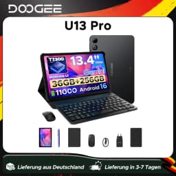 DOOGEE U13 Pro 2 in 1 Tablet PC 13.4" Screen Android 16 11000mAh 36GB RAM(6+30) 256GB ROM Gemini AI Widevine L1 Netflix Supports