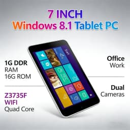 7 INCH Windows 8.1 Tablet PC System 1GDDR RAM 16GROM Z3735F WIFI Quad Core Office Work WIFI Dual Cameras