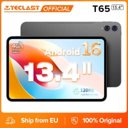 Teclast T65 Tablet 13.4 inch 2K 120Hz Android 16 Tablets PC Unisoc T7280 Octa Core Max 26GB RAM 128GB ROM 8000mAh 4G LTE