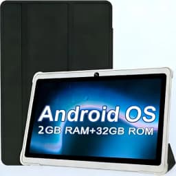 COLORROOM 7 Inch Android 11 Tablet, 2GB RAM 32GB ROM, WiFi 4, Quad Core, 3000mAh, Dual Camera, Portable Tablet