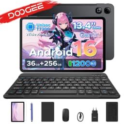 DOOGEE U13 Pro 2 in 1 Tablet PC 13.4" 120Hz Display 11000mAh Battery Android 16 36GB RAM(6+30) 256GB ROM Gemini AI Widevine L1 Netflix Supports Smart Pad PC