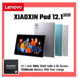 CN version Lenovo Xiaoxin Pad 12.1 2025 Tablet MediaTek Dimensity 6400 12.1 inch 90Hz 10200mAh 45W Charging MTK Wifi Android Pad