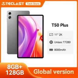 Teclast T50 Plus Tablet PC 11" 2K FHD Display 120Hz Android 16 UNISOC T7280 8GB 128GB 8000mAh Battery 4G LTE Dual SIM GPS