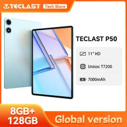 Teclast P50 Tablet PC 11" HD Display 7000mAh Battery Unisoc T7200 8GB RAM (+12GB Virtual) 128GB ROM 4G LTE GPS Android 15