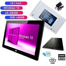 DS808 10.1“ Windows 10 Pro Tablet PC Intel Z8300 64bit Quad Core Dual Camera 4GB/8GB DDR 64GB/128GB ROM 1280X800 IPS HD-MI Port
