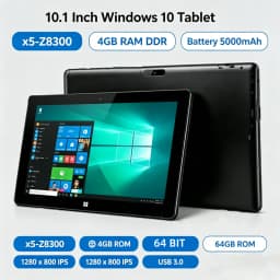 10.1 INCH T10 DS102 WINDOWS 10 Tablet PC Z8300 CPU 1280*800 IPS Screen 4GB DDR RAM 64GB ROM WIFI Dual Camera HDMI-Compatible