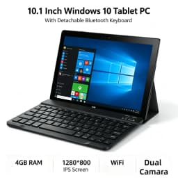 New Sales 10.1 INCH 8GBDDR RAM 128GB ROM Tablet PC MLT10W Windows 10 Quad Core HDMI-Compatible 1280*800 IPS Screen