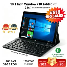 New Sales 10.1 INCH 8GBDDR RAM 128GB ROM Tablet PC MLT10W Windows 10 Quad Core HDMI-Compatible 1280*800 IPS Screen