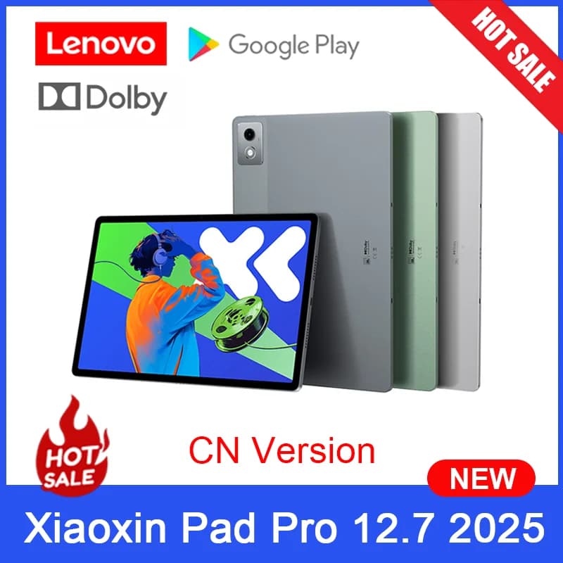 Lenovo Original Xiaoxin Pad Pro 12.7 2025 Entertainment Office Learning Game Tablet Interconnection Tianji 8300 2.9k 144Hz Gray