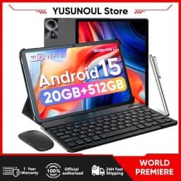 Giant Screen Lightly 14 inch Global Firmware Android 15 Phone Call Tablet PC 20GB 512GB BT5.0 5G WiFi GPS Google Play Tabs Pads