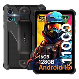 Oukitel RT3 PLUS 11000mAh Rugged Tablet, 8.0" HD Display 16GB (4+12)+128GB Android 15.0 16MP
