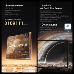 Lenovo Legion Y900 256GB 512GB ROM 11.1'' 4K AI Gaming Tablet MediaTek Dimensity 9500s Wifi 11000mAh Battery Android Tab