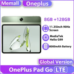 Global Version OnePlus Pad Go LTE 11.35" LCD Screen Tablets 8MP Camera MediaTek Helio G99 128GB 8000mAh Battery 33W SUPERVOOC