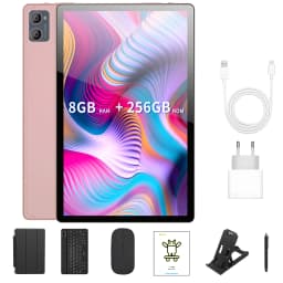BDF 5G Pad 10.1 Inch Pad 8GB RAM 256GB ROM Dual SIM Dual Camera Tablet with Keyboard Cover Case Mouse 8000mAh Battery