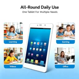 8 INCH Android 7.0 MTK6753 Pocket Phone Call Tablet PC 4GB RAM+64GB ROM WIFI Support SIM Card Quad Core 1920*1200  IPS Screen