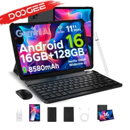 Tablet DOOGEE U11 Android 16, ultra screen 11 inch 90Hz, 4 GB RAM, ROM, battery 8580 mAh, dual top speaker, Supports Widevine L1