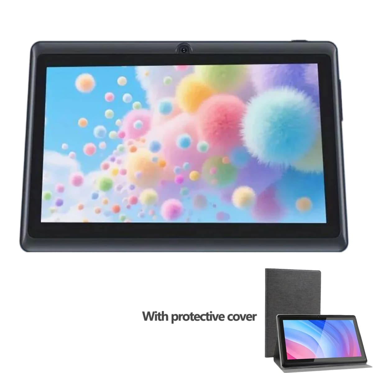 7 Inch IPS Mini Android Smart Tablet, 32GB ROM, 4GB RAM, 2.4Ghz WIFI, Quad-core Processor, Suitable for Students, Education.