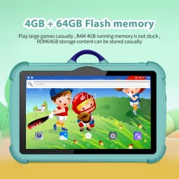 2025 New Arrival 7 Inch 5G WiFi Kids' Tablets Quad Core 4GB RAM 64GB ROM Google Learning Education Version Dual Cameras Tablet