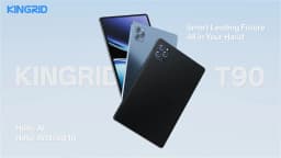 KINGRID T90 Wifi 11" 1080P Tablet PC 24GB (8+16) RAM 128GB ROM 5G WiFi 8000mAh Android 15 Gaming Tablet