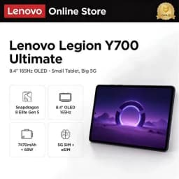 Lenovo Legion Y700 Ultimate Tablet 8.4" OLED 165Hz 2560x1600 4000nits Snapdragon 8 Elite Gen 5 7470mAh 68W 5G ESIM Gaming Pad