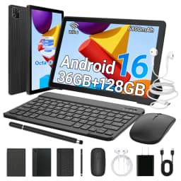 10.1 Inch Tablet PC G13L Octa‑Core A733 Android 16 36GB(6+30GB) RAM 128GB ROM 1280*800 HD 6800mAh WiFi6 With Keyboard Mouse Stylus Earphone Case US Local Warehouse