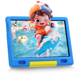 KT1007 10.1 Inch Kids Tablet Android 13 GO 6GB(2+4GB Virtual) 64GB ROM 1280*800 LCD Display 5000mAh Battery Shock‑Proof EVA Case Kickstand Parental Control Educational Learning Tablet For Boys Girls US Local Warehouse