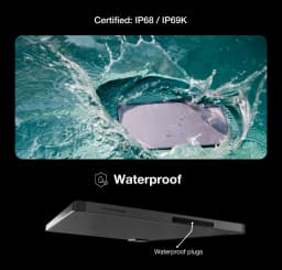 AGM PAD P1 2026 Edition 10.36" FHD+ Waterproof Android Tablet 8GB+256GB Helio G99 7000mAh Includes Free Drop-Proof Case