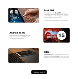 AGM PAD P1 2026 Edition 10.36" FHD+ Waterproof Android Tablet 8GB+256GB Helio G99 7000mAh Includes Free Drop-Proof Case