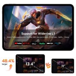 Teclast T65 Tablet 13.4" 2K 120Hz Dsiplay Unisoc T7280 Octa Core Max 26GB RAM 128GB/256GB ROM 8000mAh Android 16 Lte Tablets
