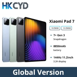 Xiaomi Pad 7 Mi Tablet Global Version Snapdragon 7+ Gen 3 11.2" 3.2K 144Hz Display Adreno GPU 45W Turbo charge 8850mAh