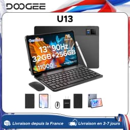 DOOGEE U13 2 IN 1 Tablet PC Android 16 13'' Display 32GB(6GB+36GB) 256GB 11000mAh Battery Quad Speakers UNISOC T7280 Widevine L1