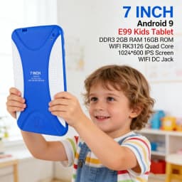 7 INCH Q1 Android 9.0 Kids Tablet 2GB RAM 16GB ROM DDR3 E99 RK3126 Quad Core Dual Camera WIFI 1024*600 IPS Screen