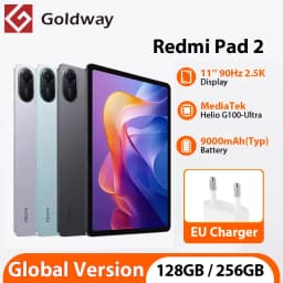 Global Version Xiaomi Redmi Pad 2 128GB 256GB ROM MediaTek Helio G100-Ultra 11" 2.5K 90Hz Display 9000mAh Battery Mi Tablet PC
