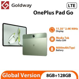 Global Version OnePlus Pad Go LTE 8GB 128GB MediaTek Helio G99 11.35" LCD Display 8MP Camera 8000mAh Battery OxygenOS Tablet PC