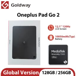Global Version OnePlus Pad Go 2 128GB 256GB MediaTek Dimensity 7300-Ultra 12.1" 120Hz Screen 10050mAh Battery Android Tablet