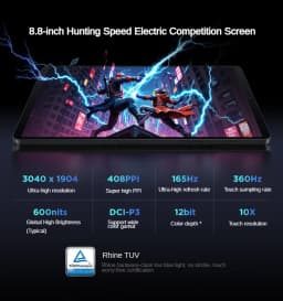 Lenovo Legion Y700 4th 8.8 Inch E-sports Screen Gaming Tablet Snapdragon 8 Elite Android WIFI 3040*1904 165Hz 7600mAh
