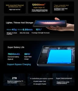 Lenovo Legion Y700 4th 8.8 Inch E-sports Screen Gaming Tablet Snapdragon 8 Elite Android WIFI 3040*1904 165Hz 7600mAh