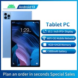 New 10 Inch Global Version Android Tablet Pc Google Play 4GB RAM 64GB ROM Octa Core 3G Phone Call Dual SIM WiFi Tablets
